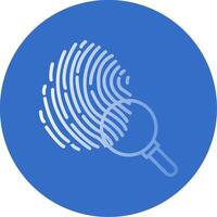 Evidence Flat Bubble Icon vector