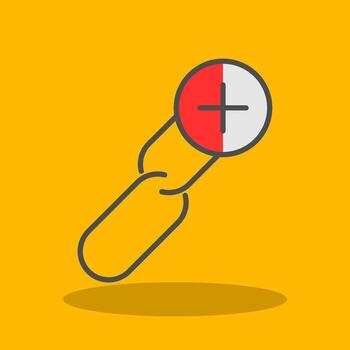 enlace edificio lleno sombra icono vector