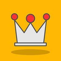 High Quality Content Filled Shadow Icon vector