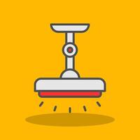 Lamp Filled Shadow Icon vector