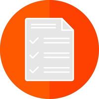 Customs Declaration Line Red Circle Icon vector