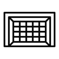 Goal Post Line Icon Design For Personal And Commercial Use vector