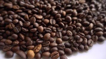 Kaffee Körner wie Hintergrund video