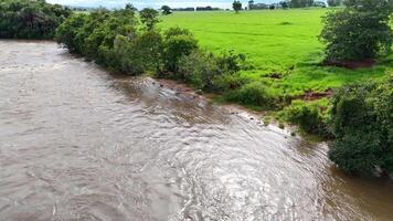 Aerial image of the apore river video