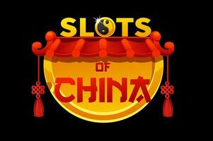 Logo Slot of China. LOGO for casino. vector