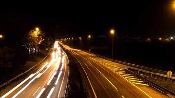 trafik lampor Timelapse video