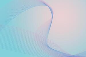 Vertical abstract pink and blue background with abstract waves. vector