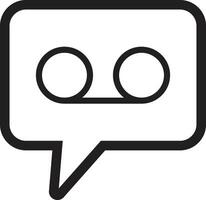 Voice message icon . Voicemail icon . Recording voice icon vector