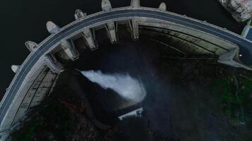 Aerial View of Dam video