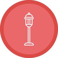 Street Light Line Multi Circle Icon vector