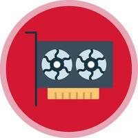 Gpu Flat Multi Circle Icon vector