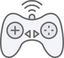 Controller Line Filled Light Icon vector