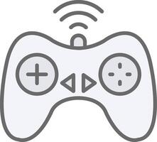 Controller Line Filled Light Icon vector