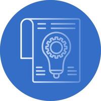 Development Flat Bubble Icon vector