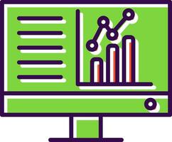 Dashboard filled Design Icon vector