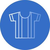 Shirt Flat Bubble Icon vector