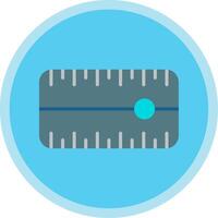 Dial Flat Multi Circle Icon vector