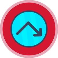 Bounce Flat Multi Circle Icon vector