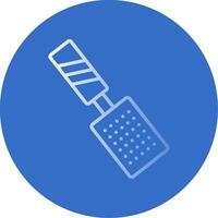 Grater Flat Bubble Icon vector