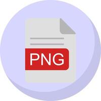 File Format Flat Bubble Icon vector
