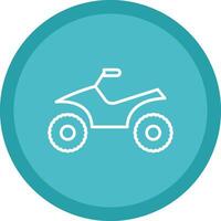 Quad Line Multi Circle Icon vector