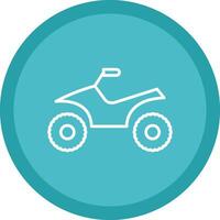 Quad Line Multi Circle Icon vector