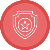 Badge Line Multi Circle Icon vector