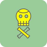 Danger Filled Yellow Icon vector
