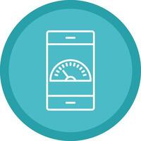 Dashboard Line Multi Circle Icon vector