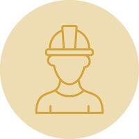 PipeLine Yellow Circle Line Yellow Circle Icon vector