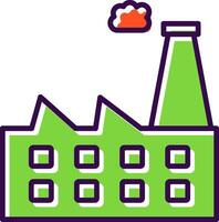 Factory filled Design Icon vector