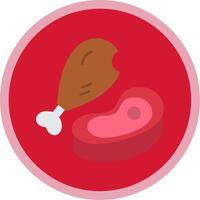 Butcher Flat Multi Circle Icon vector