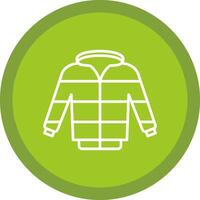 Jacket Line Multi Circle Icon vector