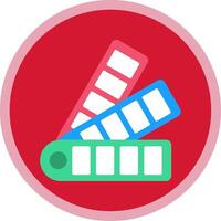 Pantone Flat Multi Circle Icon vector