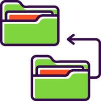 Backlog filled Design Icon vector