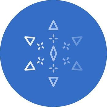 Firework Flat Bubble Icon vector