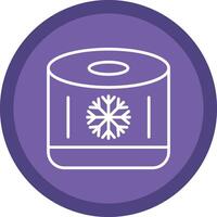 Air Filter Line Multi Circle Icon vector