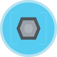 Bracket Flat Multi Circle Icon vector