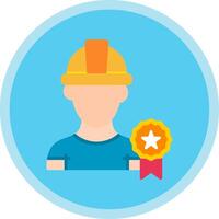 Engineering Flat Multi Circle Icon vector
