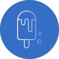 Ice Pop Flat Bubble Icon vector