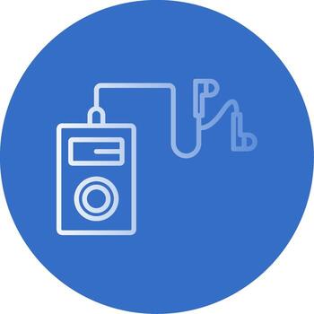 mp3 plano burbuja icono vector