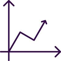 Chart filled Design Icon vector