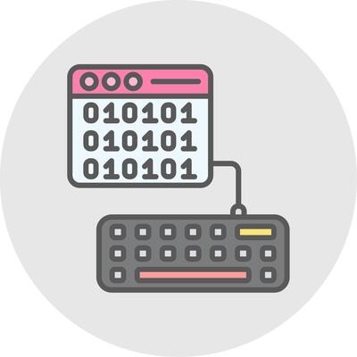 Browser Line Filled Light Icon