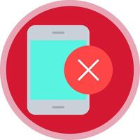Smartphone Flat Multi Circle Icon vector