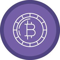 Bitcoin Bitcoin Line Multi Circle Icon vector