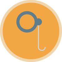 Monocle Flat Multi Circle Icon vector