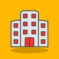 Flats Filled Shadow Icon vector