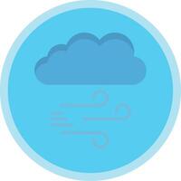 Windy Flat Multi Circle Icon vector