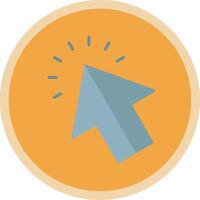 Cursor Flat Multi Circle Icon vector