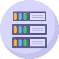 Switch Flat Bubble Icon vector